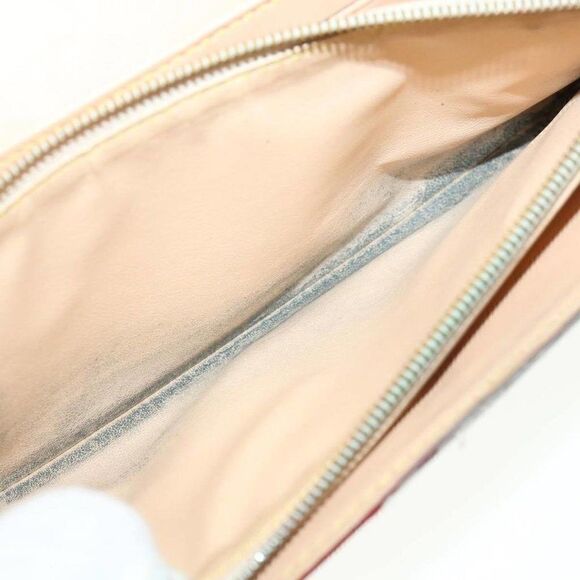 LOUIS VUITTON Multicolor Portefeuille Sarah Long Wallet White - Picture 10 of 12